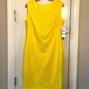 Brand New Yellow Sleeveless Dress by Black Label
